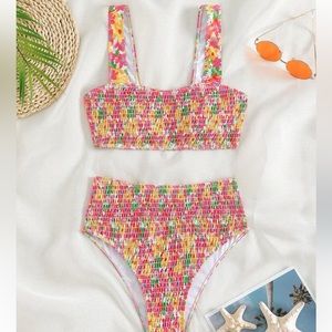 Floral Print Bikini Set